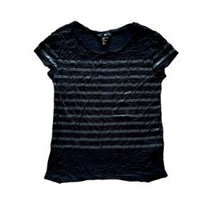 Shimmer Stripe Tee - H&M